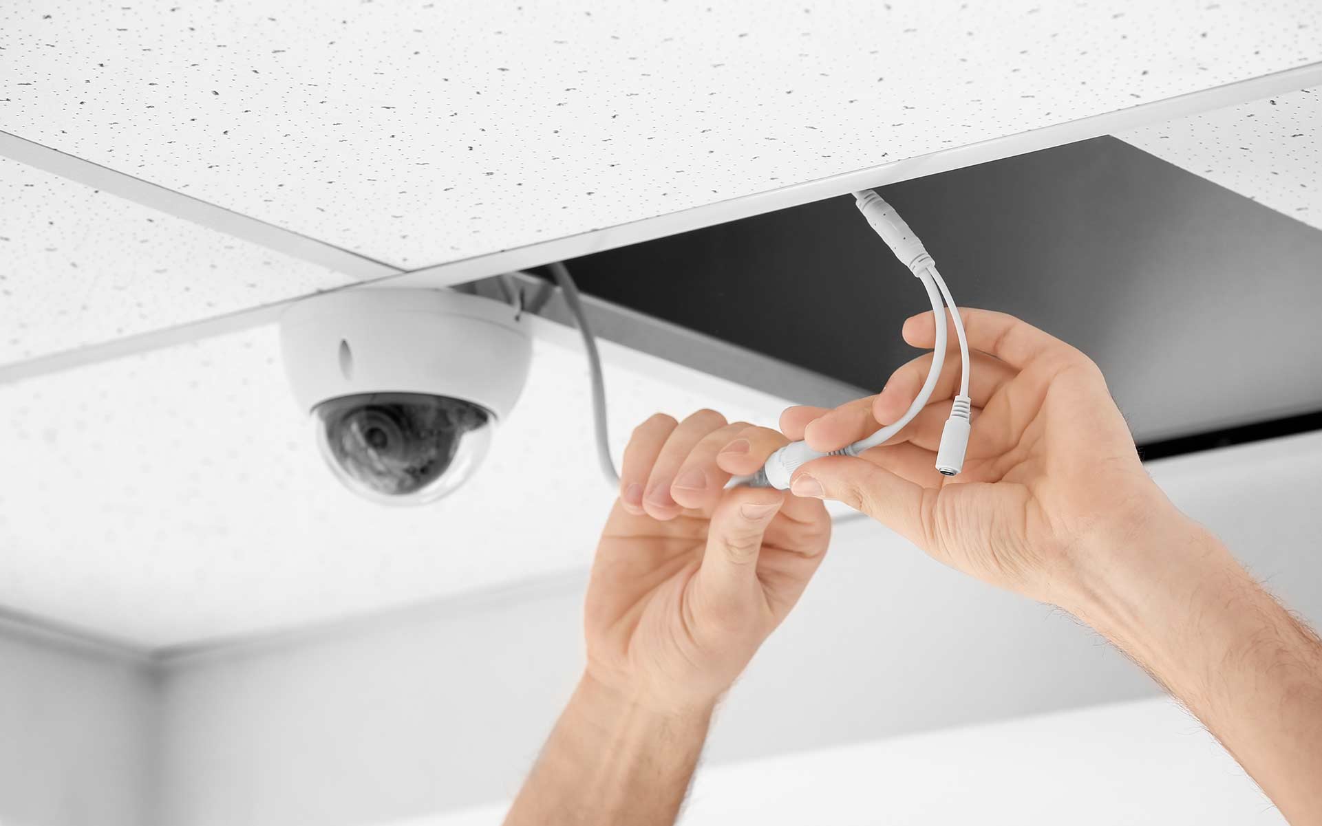 A2B Electrical's electricians can wire up CCTV cameras for properties in Christchurch and the local area. 
